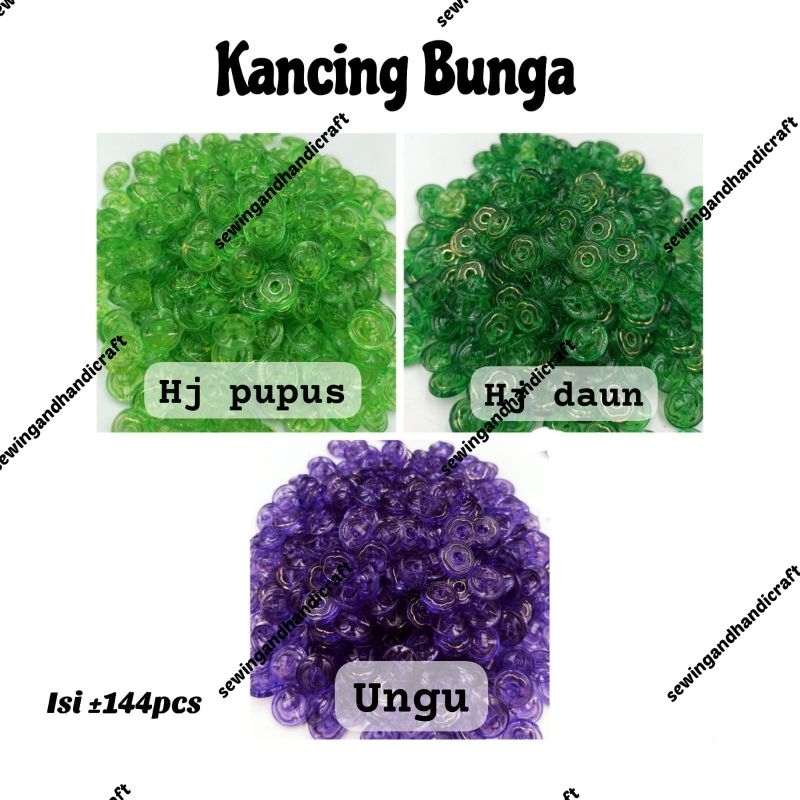 Kancing Hias/Kancing Bunga