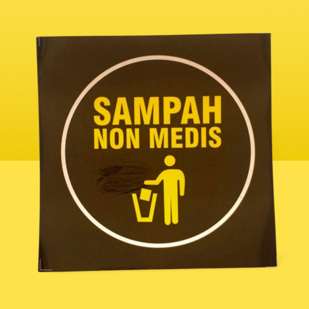 

Stiker Sampah Non Medis Chromo | Stiker Untuk Tempat Sampah | Label Chromo | Sticker Kesehatan