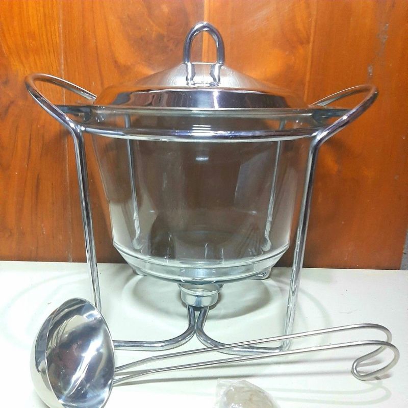 wadah saji prasmanan Round food warmer Weston