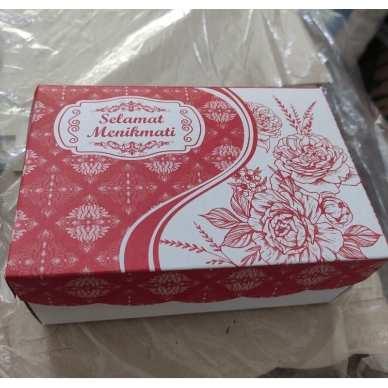 

Dus kotak kue ARBC motif bunga. box kue hampers