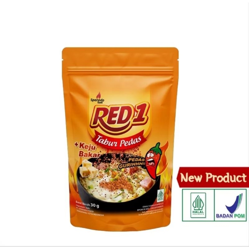 

AGATHA OLSHOP - TERMURAH RED1 Bubuk Tabur Pedas Keju Bakar 30 gram