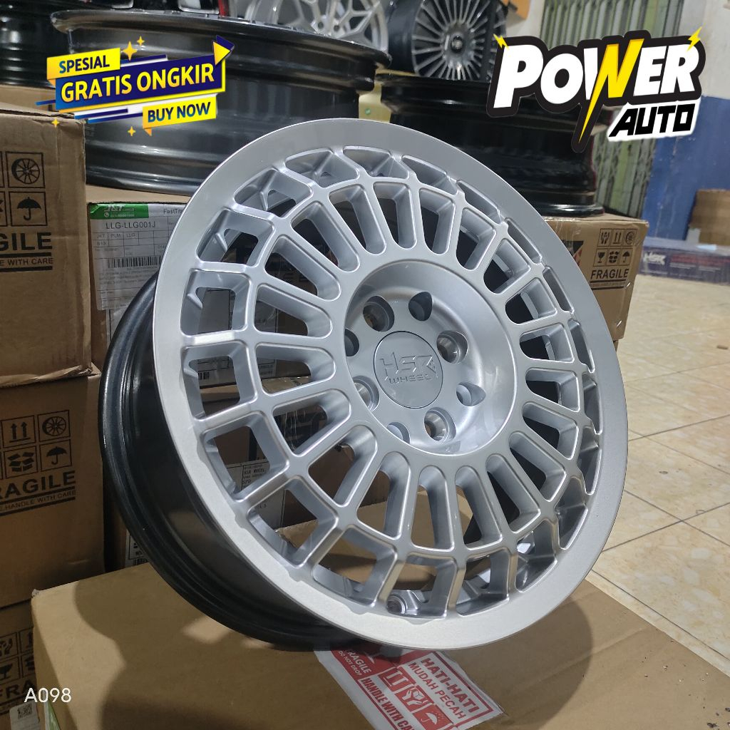Ring 15 HSR futbuls velg buat mobil Honda Brio r15  terbaru
