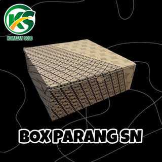 

Box Kardus Eflute Coklat Motif BATIK CEPLOK 20x20 cm