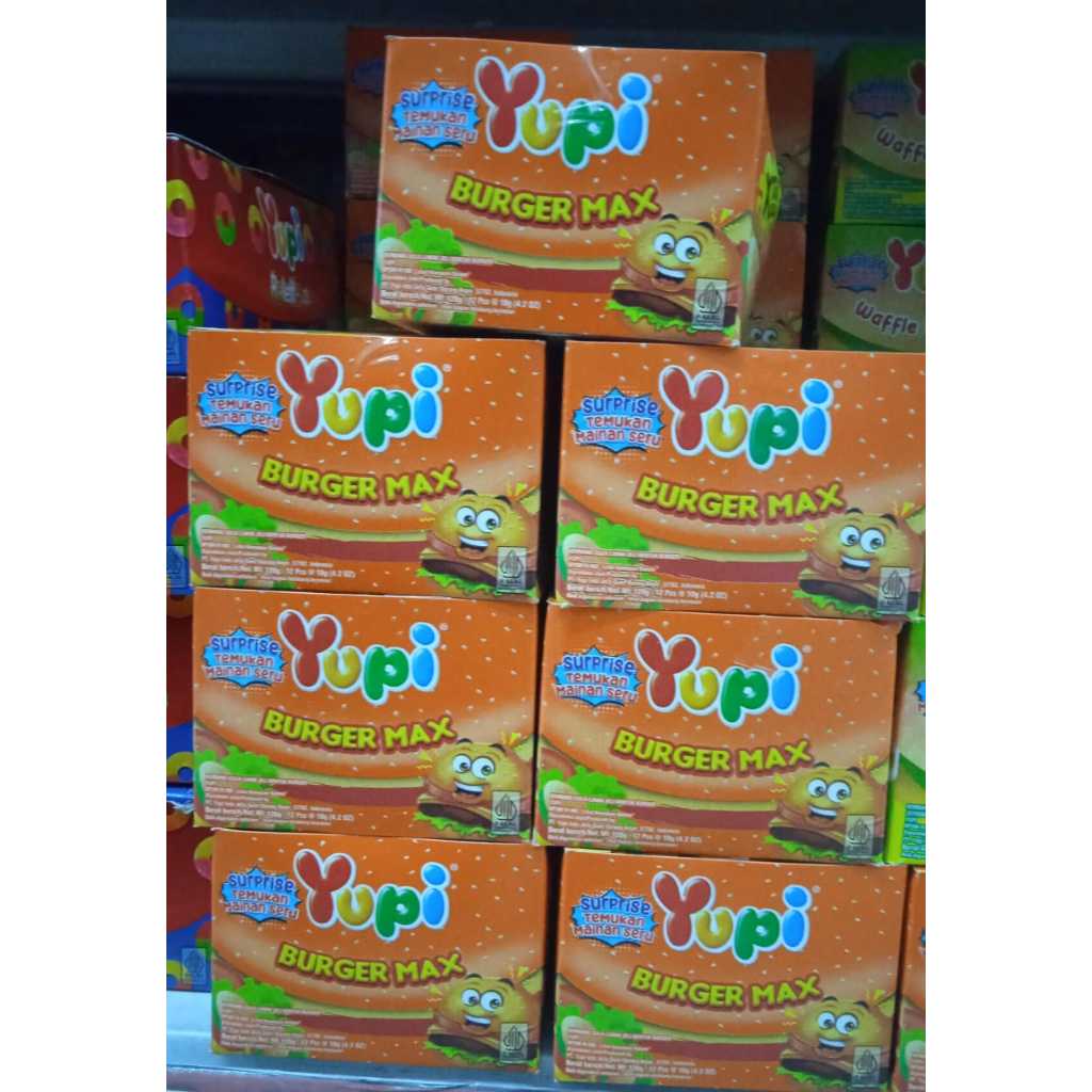 

YUPI BURGER MAX D 12 sachet per box