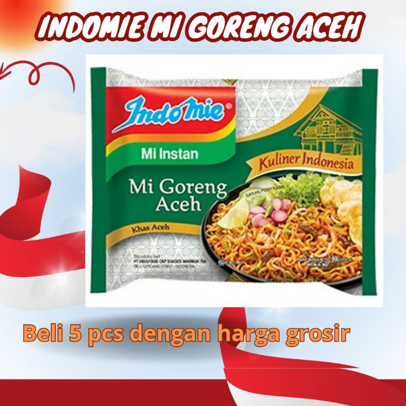 

INDOMIE MI GORENG ACEH ISI 85 GRAM I MIE INSTANS