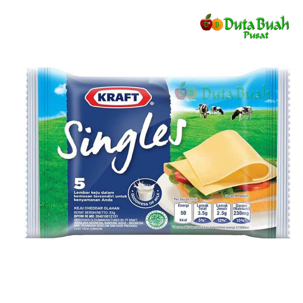 

DUTA BUAH KRAFT SINGLES +- 67 GRAM