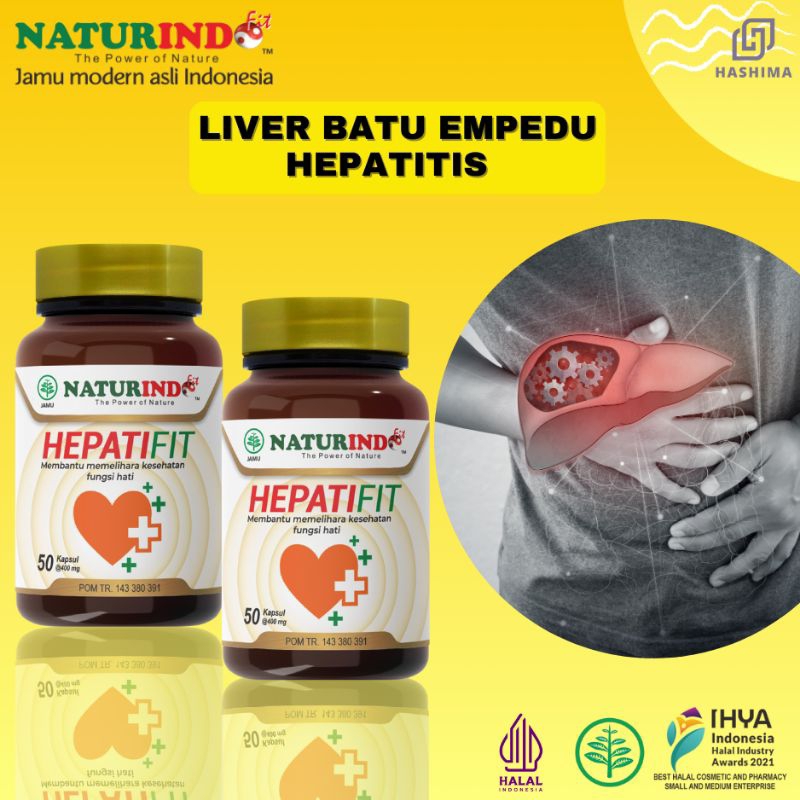 HEPATIFIT - Obat Batu Empedu Alami Original Obat Penyakit Kuning Liver Tanpa Efek Samping Mengatasi 