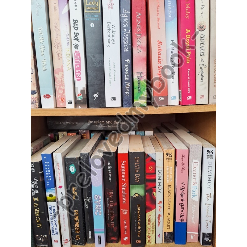 [KOLPRI] SALE ORIGINAL Buku Novel Indonesia Terjemahan Original - Buku Bekas, Buku Preloved, Novel B