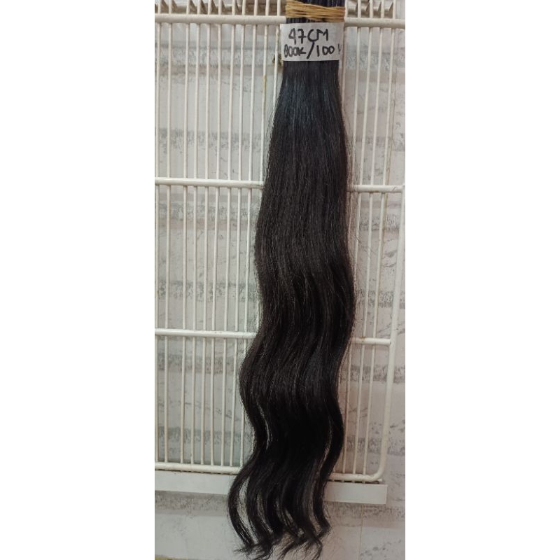 Rambut sambung asli/ hair extensions panjang 47cm