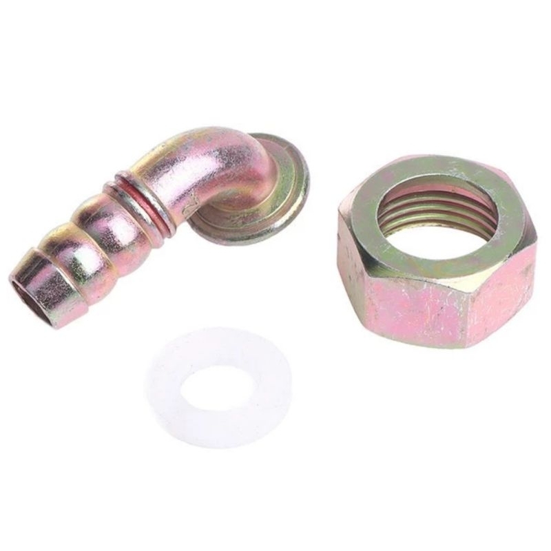 Nepel Elbow Sambungan Selang Gas Kompor Tanam Model L Bengkok 1/2 inch Semua Merk Kompor Include Sea