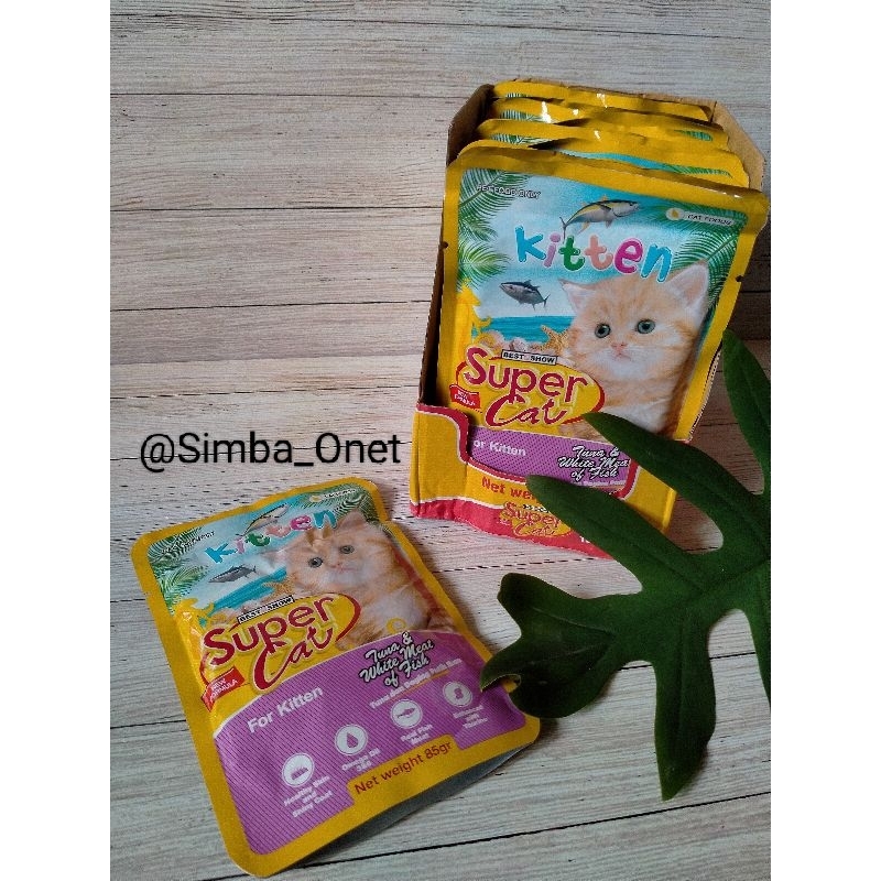 Super Cat Wet Food Pouch 85gr
