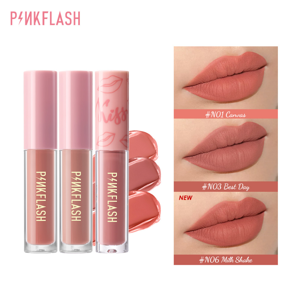 PINKFLASH Matte Lipstik Matte LipCream Lip Cream /Pinkflash Lip Matte