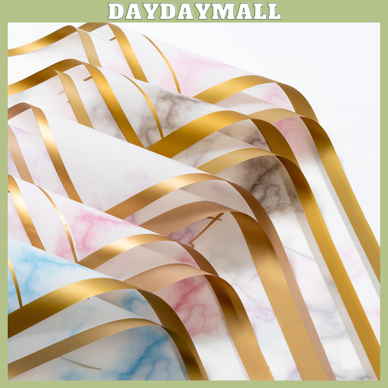 

Kertas Bunga Cellophane Paper Flower Wrap Motif Marmer Buket 6048