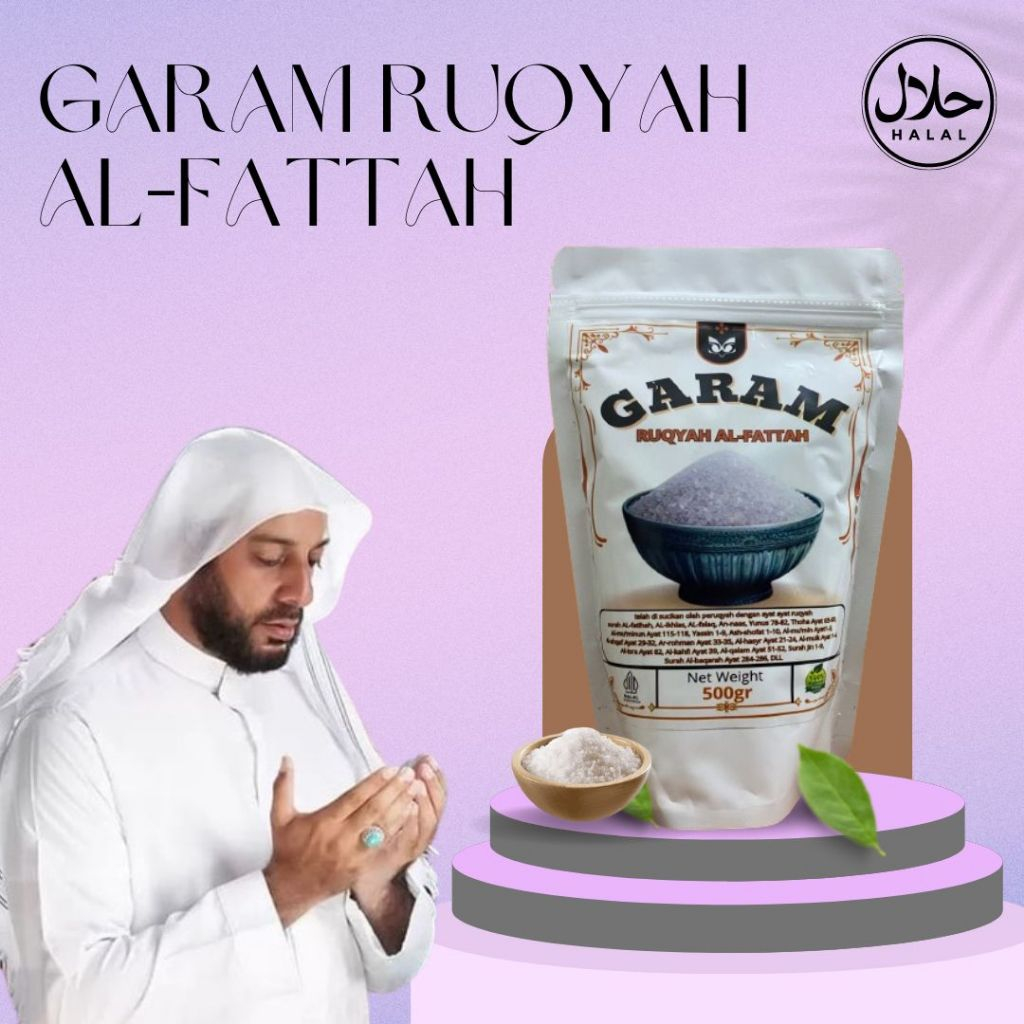 

Garam Ruqyah AL-Fattah 100% Original | Membuang Aura Negatif Memperlancar Rezeki,Karir,Jodoh