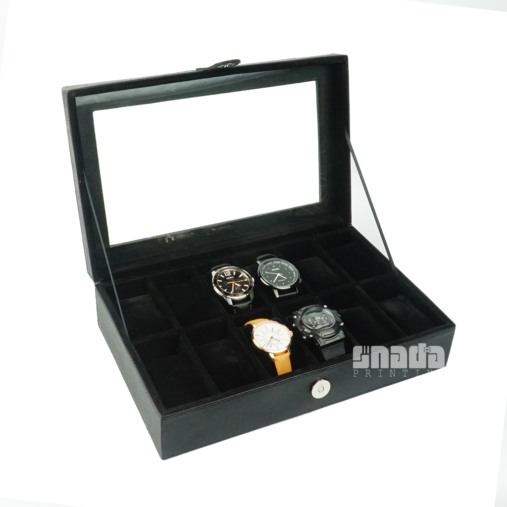 KOTAK JAM TANGAN ISI 12  | BOX JAM TANGAN MURAH | Tempat jam isi 12 Watch Box
