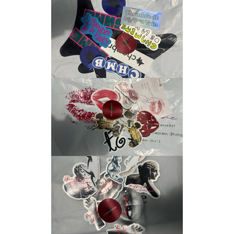 Sticker CHMB PRAEDWE TECE // Aksesori Starboy gelang cincin kalung