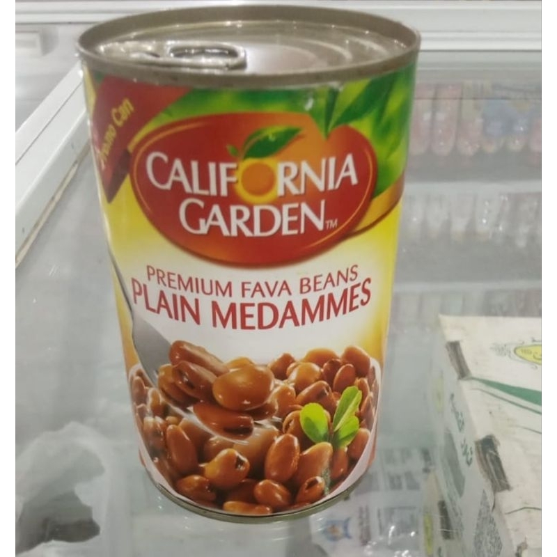 

Foul Premium Fava Beans Plain Medammes / Foul Rasa Original California Garden 450gram