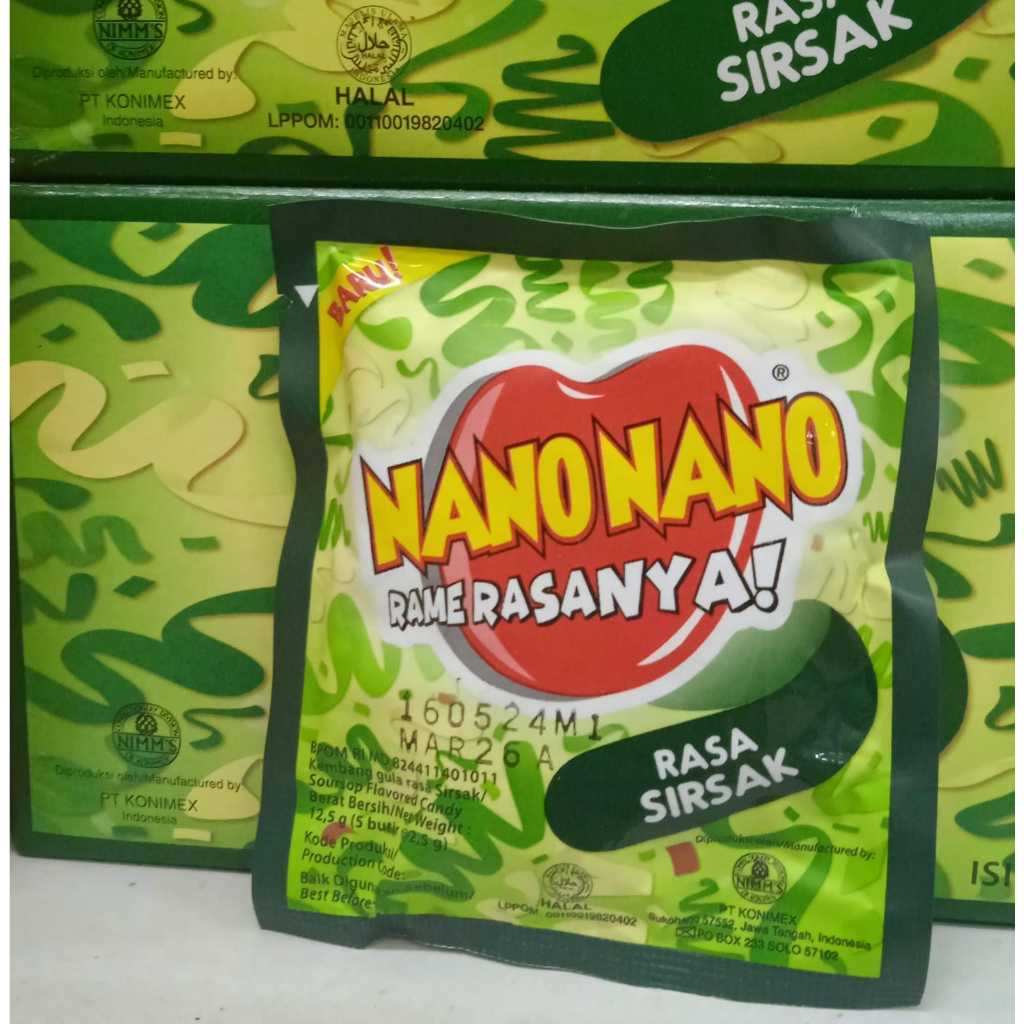 

PERMEN NANO NANO SACHET RASA SIRSAK