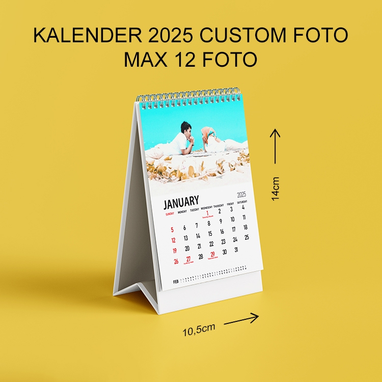 

Custom Kalender 2025 Bisa Pakai Foto Atau Desain Sendiri/Kalender Meja Custom Foto 2025 #KLMC01