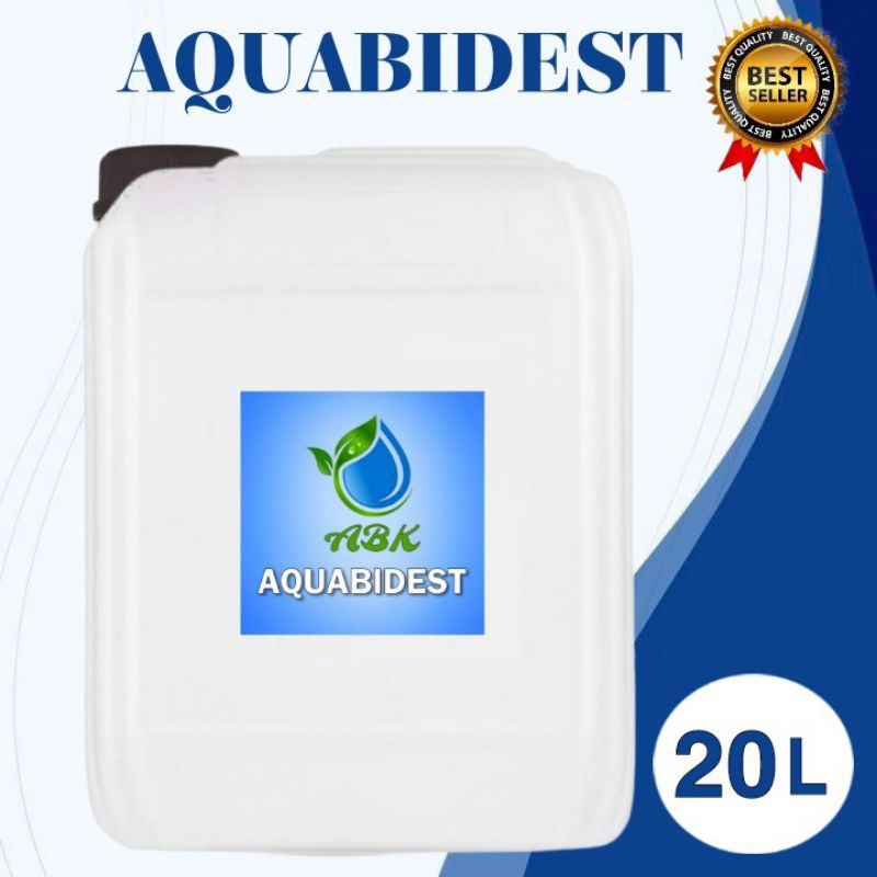 Aquabidest / Aquabidestilata / aquabidest 20 liter