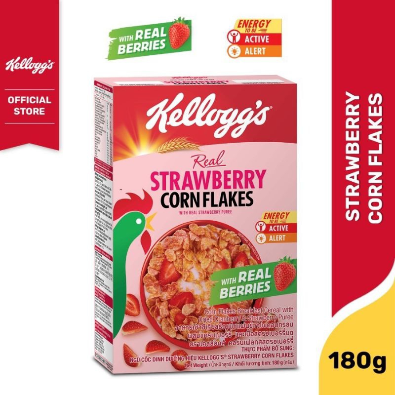 

Ngemil Teros Reborn | Kellogg's Fruit Strawberry CF Cereal 180 g 3box