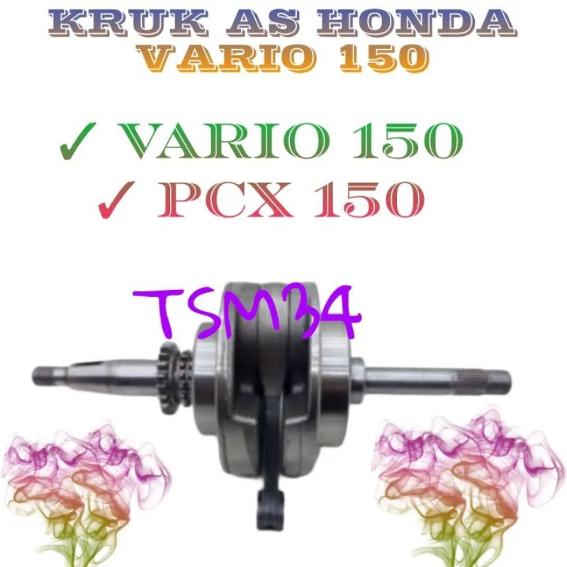 Kruk as vario 150 / PCX 150 CBS / CRANKSHAFT KRUK AS  ALL NEW VARIO 150 ESP LED / PCX 150 / ADV 150 