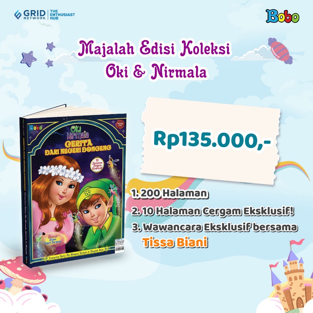 Pre - Order Majalah Bobo Edisi Koleksi Oki & NIrmala