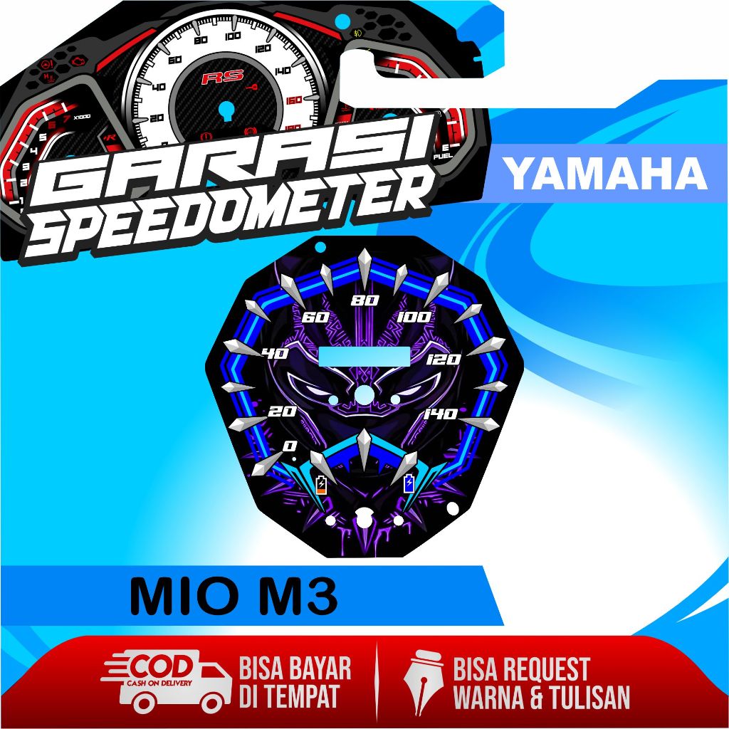 PAPAN SPEEDOMETER CUSTOM YAMAHA MIO M3