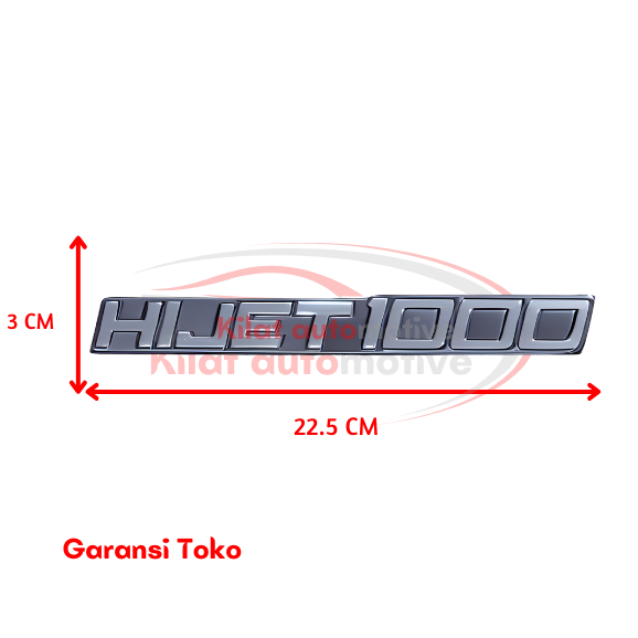 Emblem Hijet 1000 untuk Daihatsu Hi Jet 1000 CC