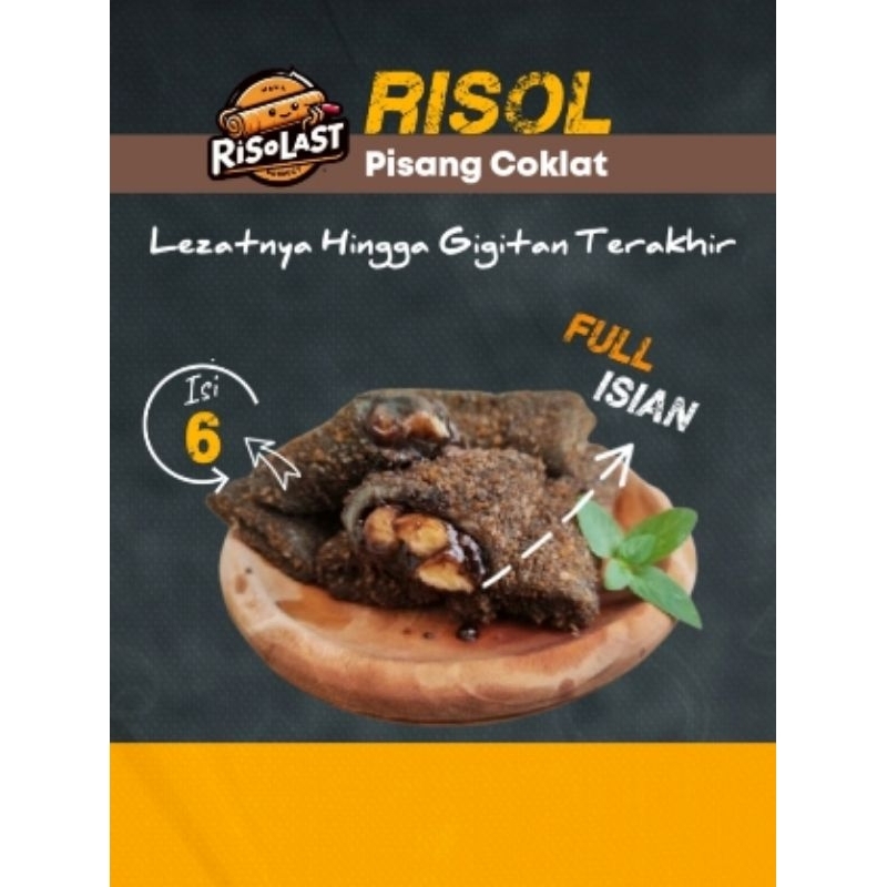 

Risolast Risol Pisang Coklat / Keju - Fresh Food Risoles