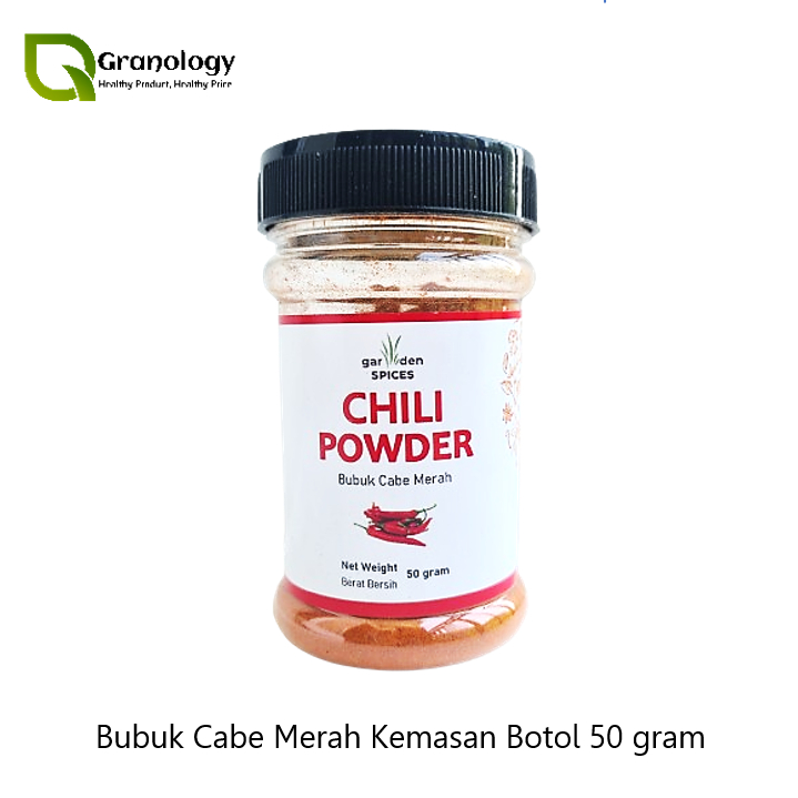 

Garden Spices Bumbu Kemasan Botol - Cabe Bubuk (50 gram)