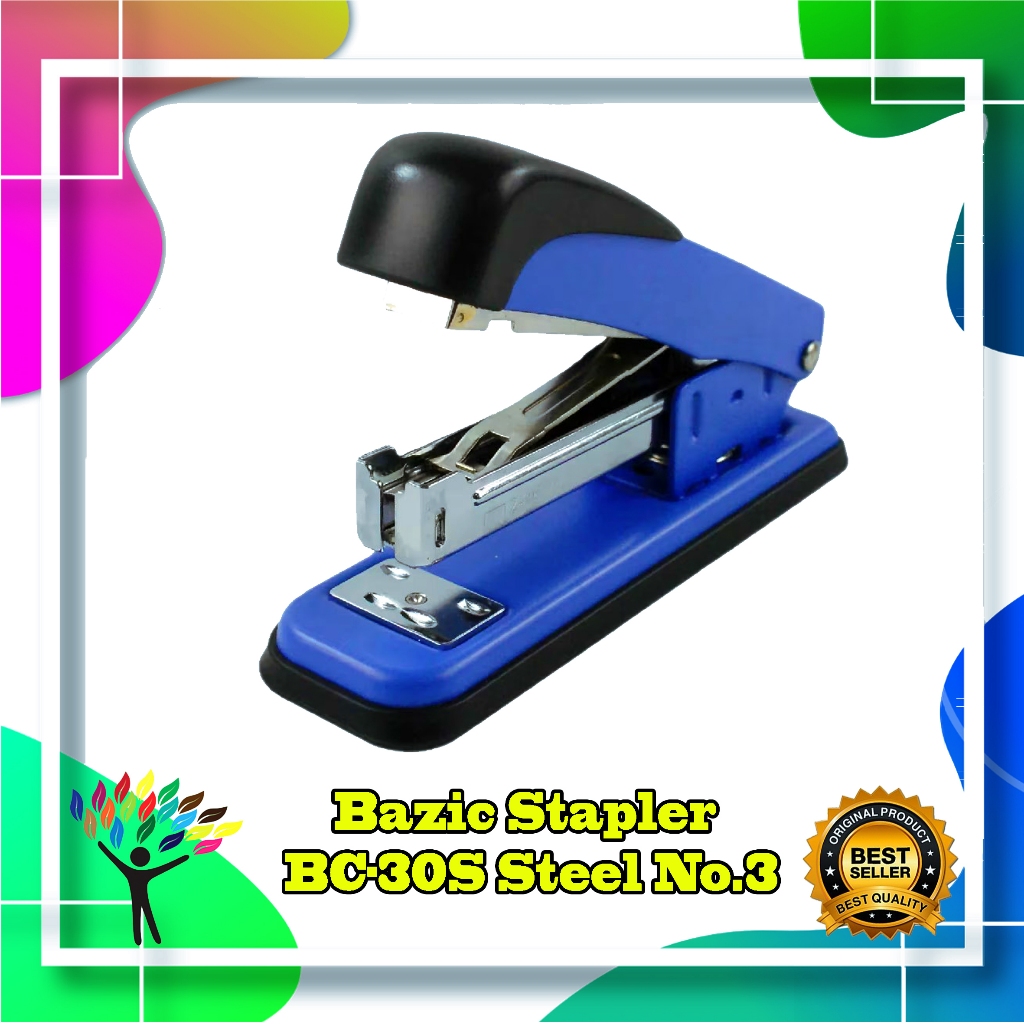 

Stapler / Staples BC-30S Steel No.3 Bazic