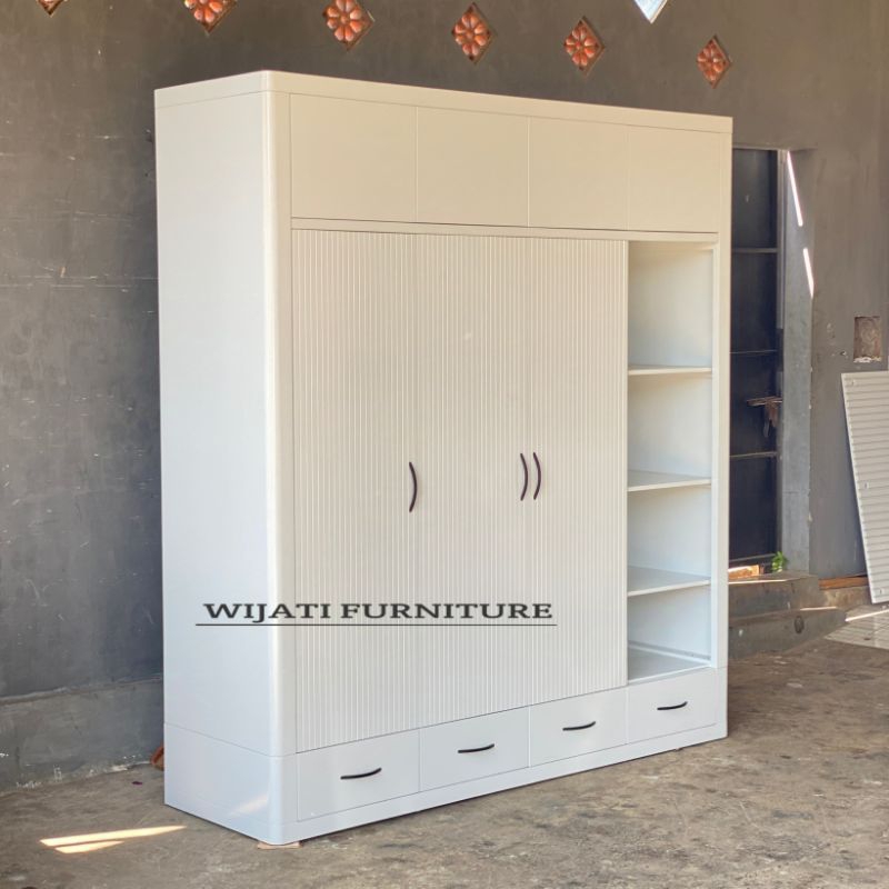 Lemari Pakaian Minimalis Cat Duco Lemari Baju
