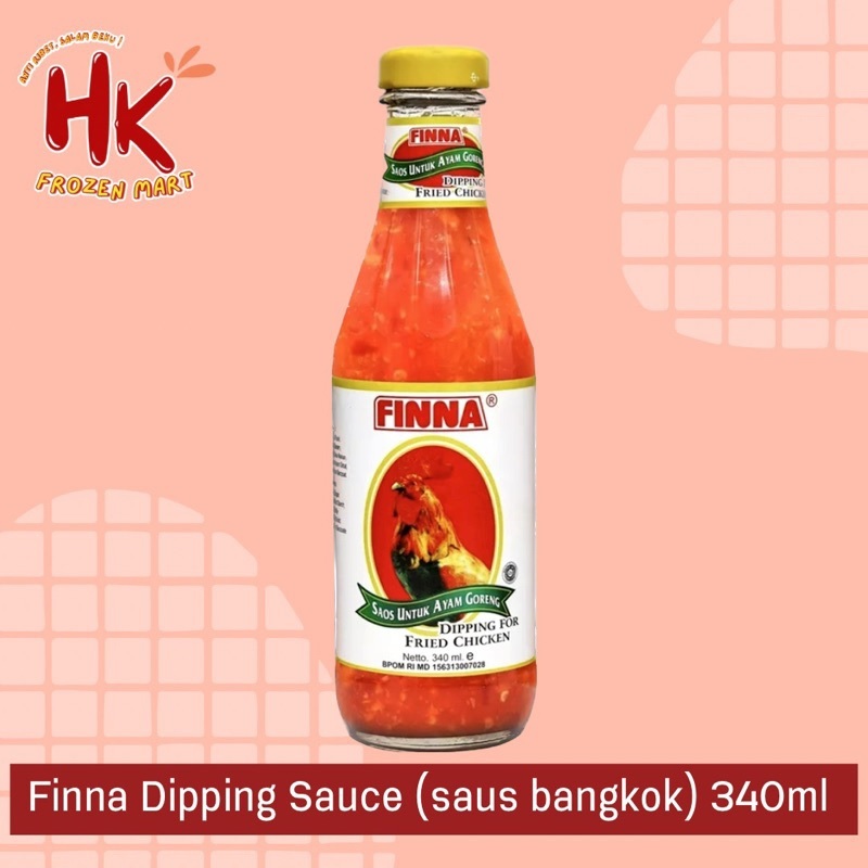 

Finna Dipping Sauce For Chicken (Saos Bangkok) kemasan 340ml dan Oyster Sauce Brand 200ml