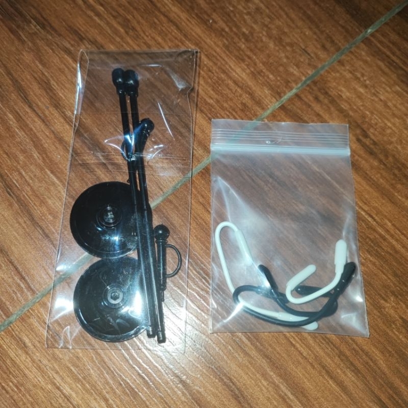 [20cm] Standing Microphone & Idol Headset, 20cm Doll Accessory