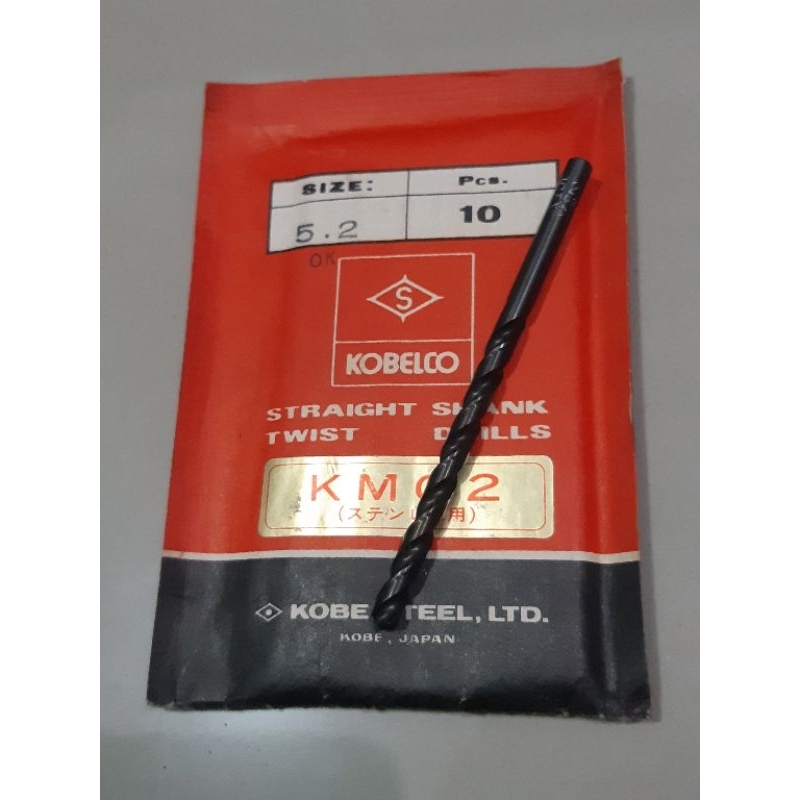 Drill Mata Bor Orginal KOBELCO Japan 5.2mm Baru