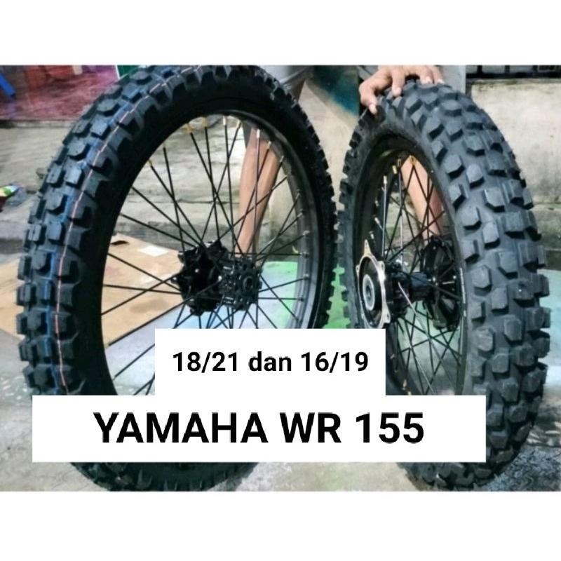 paketan velg ban YAMAHA WR155 16 19 dan 18 21 paket sama ban set PNP YAMAHA WR155