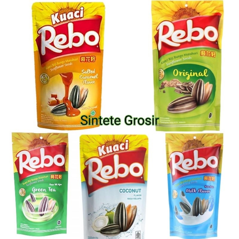 

Rebo Kuaci Biji Bunga Matahari Semua Variant Rasa isi 140 gram