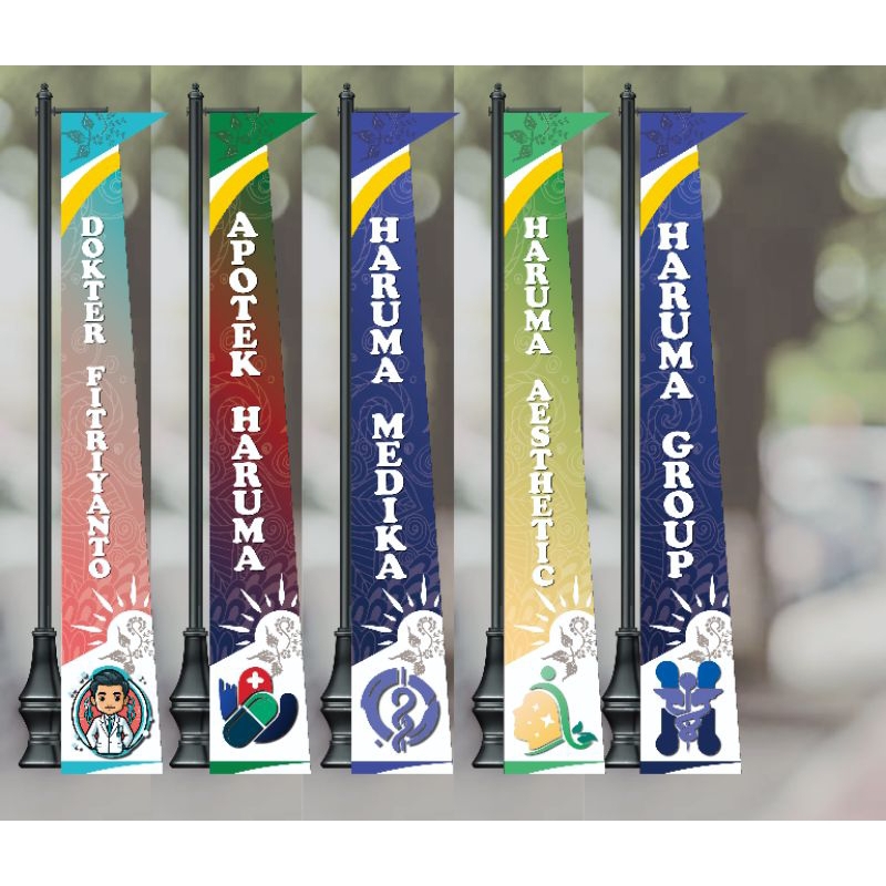 Umbul umbul Satin Silk Costum