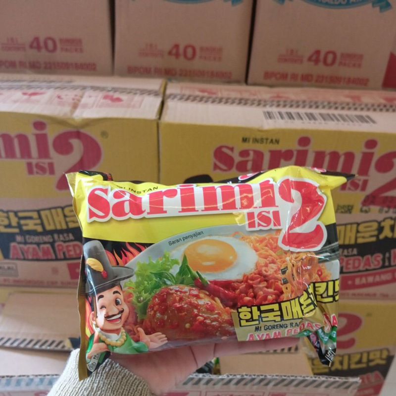 

[1 DUS ISI 24 BUNGKUS] SARIMI ISI 2 Rasa Ayam Pedas Korea