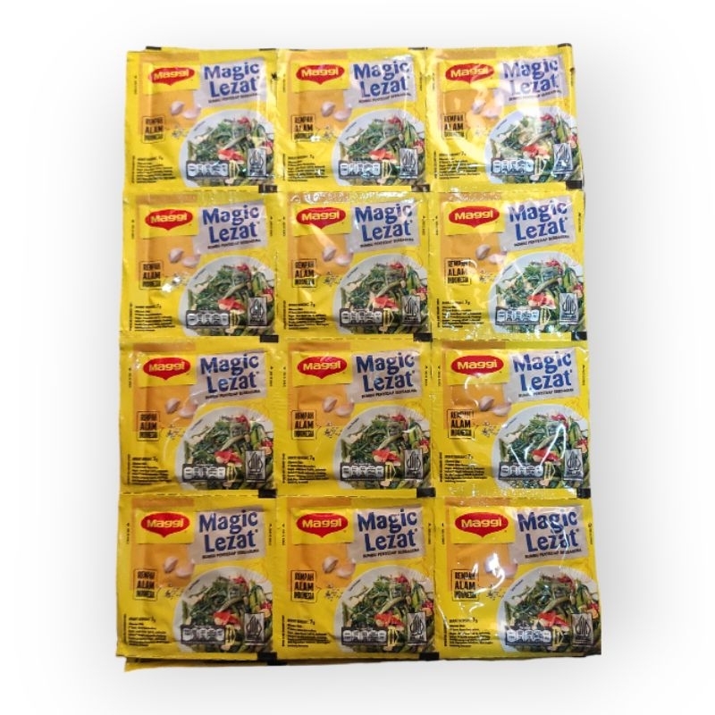 

MAGGI MAGIC LEZAT RENTENG (12X7g) / PENYEDAP RASA MAGIC LEZAT