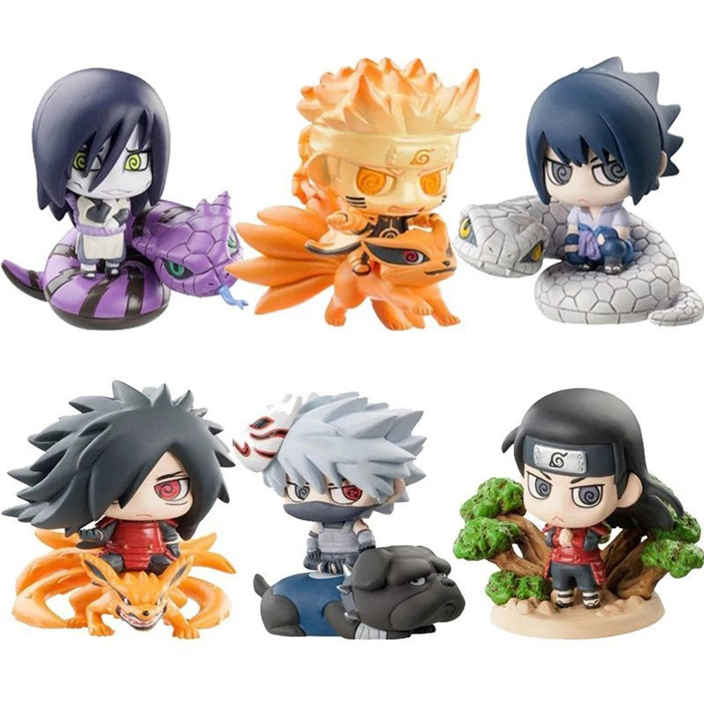 action figure naruto chibi orochimaru set isi 6
