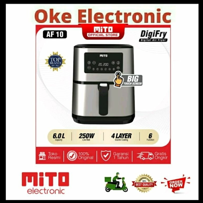 AIR FRYER MITO 6 LITER