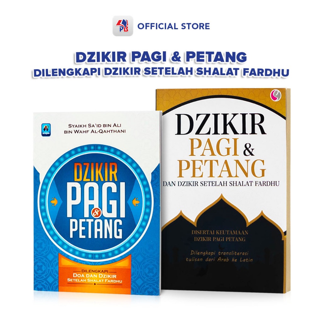 Buku Dzikir Pagi Petang Dilengkapi Dengan Doa Setelah Sholat Fardhu / PUSTAKA ARAFAH - PAR