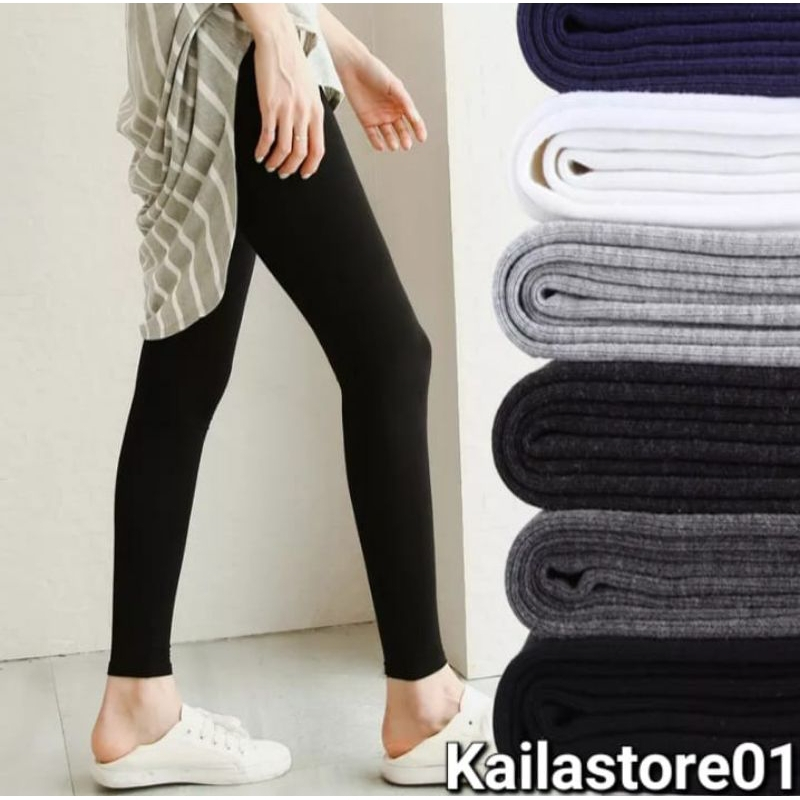 Leging Wanita Panjang Tebal Legging Soft Rayon Panjang Polos Legging Jogging Wanita Legging Jogging 