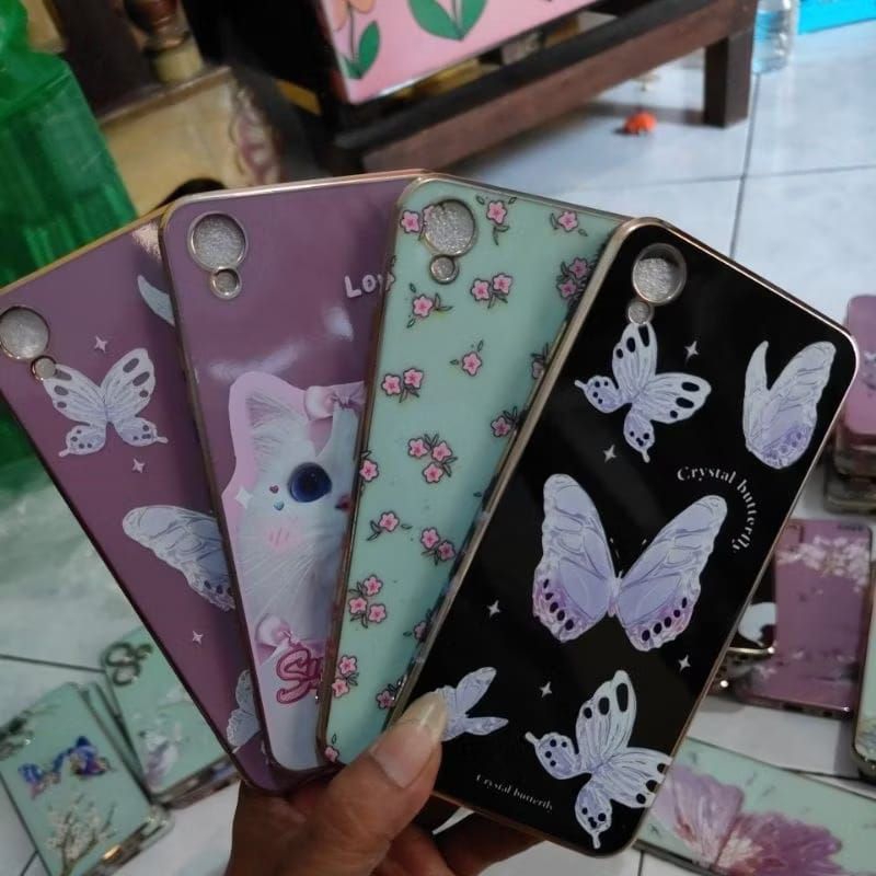 Softcase casing VIVO Y91C Silikon case karakter gambar cewek bahan ful karet