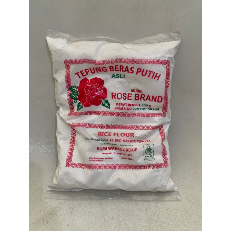 

tepung beras rose brand 500gram