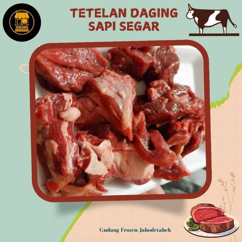 

TETELAN DAGING SAPI SEGAR 500GR TETELAN DAGING SAPI PREMIUM