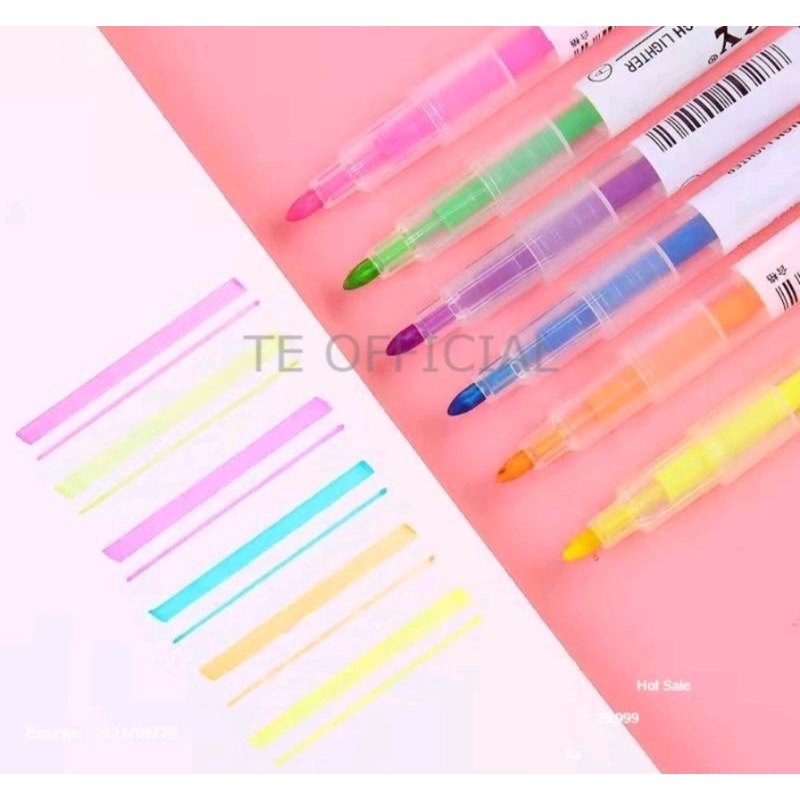 

STABILO WARNA WARNI /STABILO PANJANG 6 WARNA 2 ARAH /HIGHLIGHTER WARNA WARNI / STABILO MURAH /STABILO TERLARIS