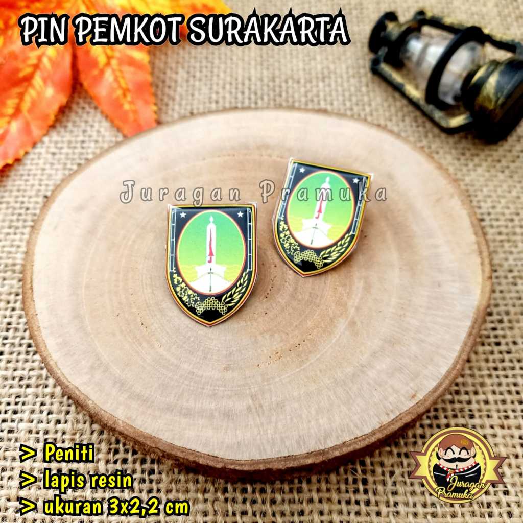 Pin bros pemkot surakarta / pin logo daerah surakarta